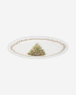 Fissman Oval Plate Christmas, 30cm, New Bone China