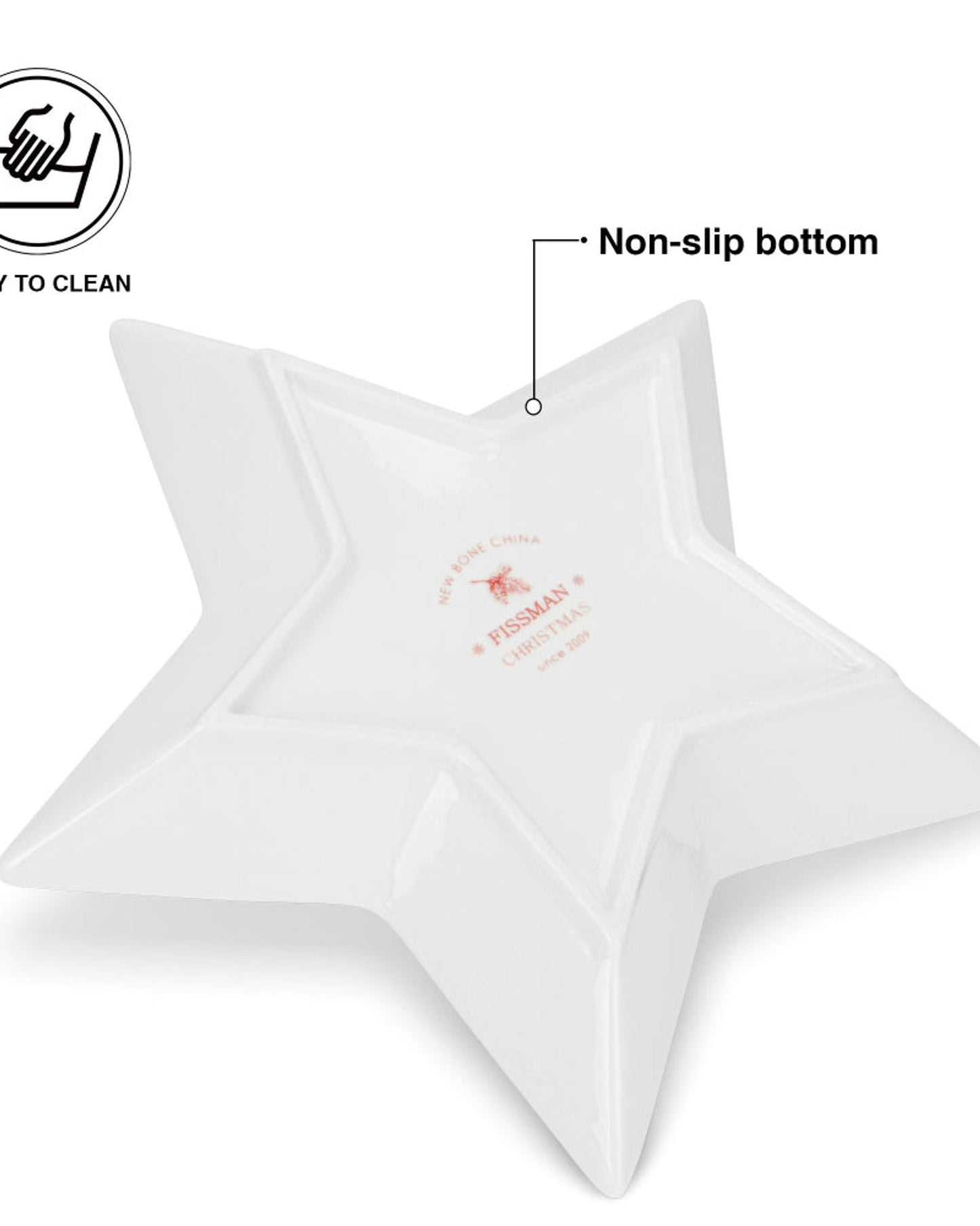 Fissman Dish Christmas Star Shape 19cm