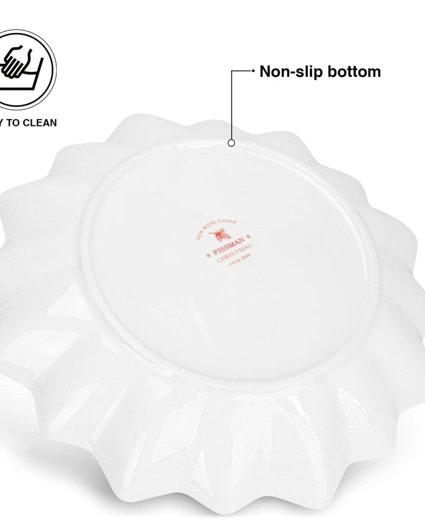 Fissman Dish Christmas Polygon 24cm