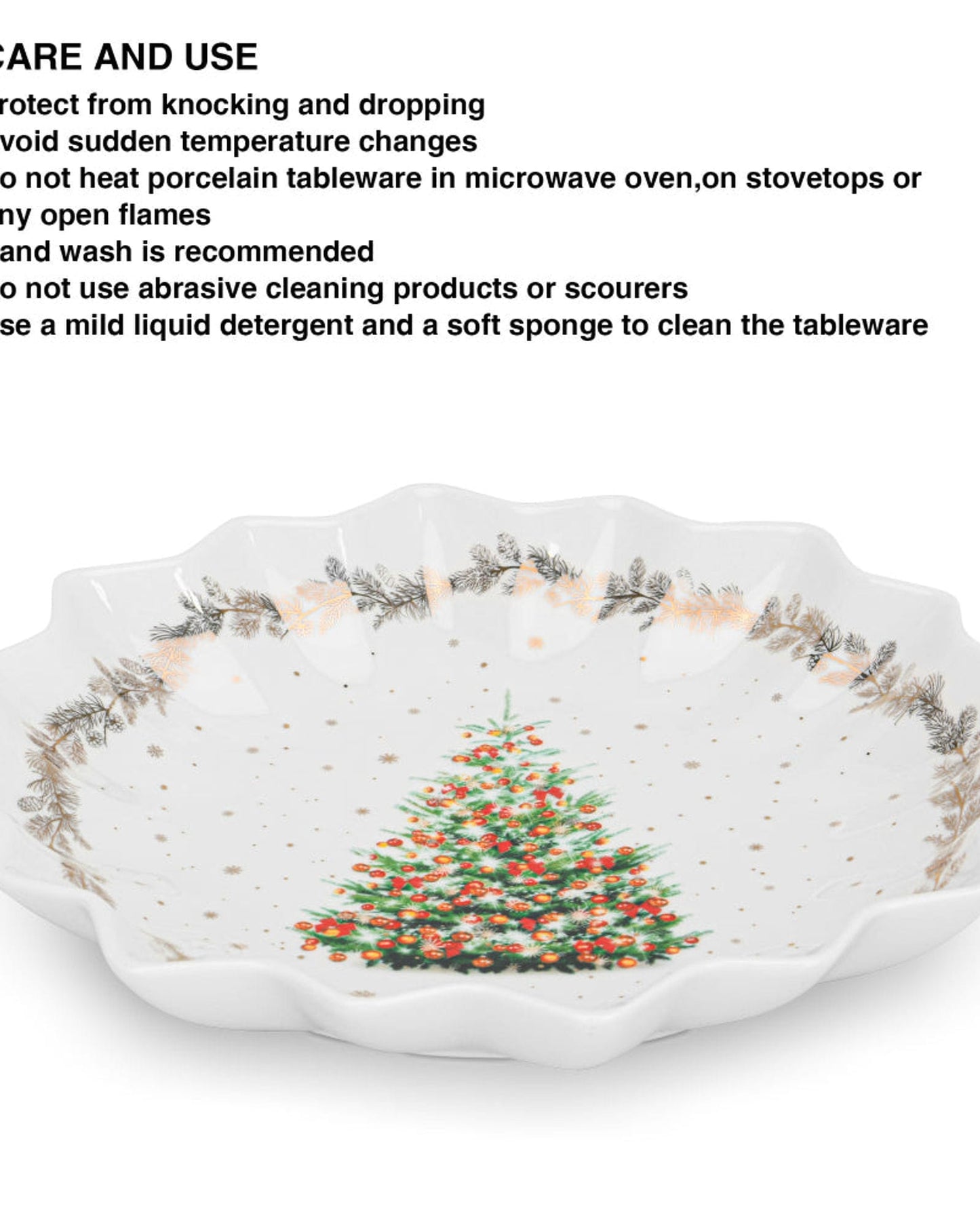 Fissman Dish Christmas Polygon 24cm