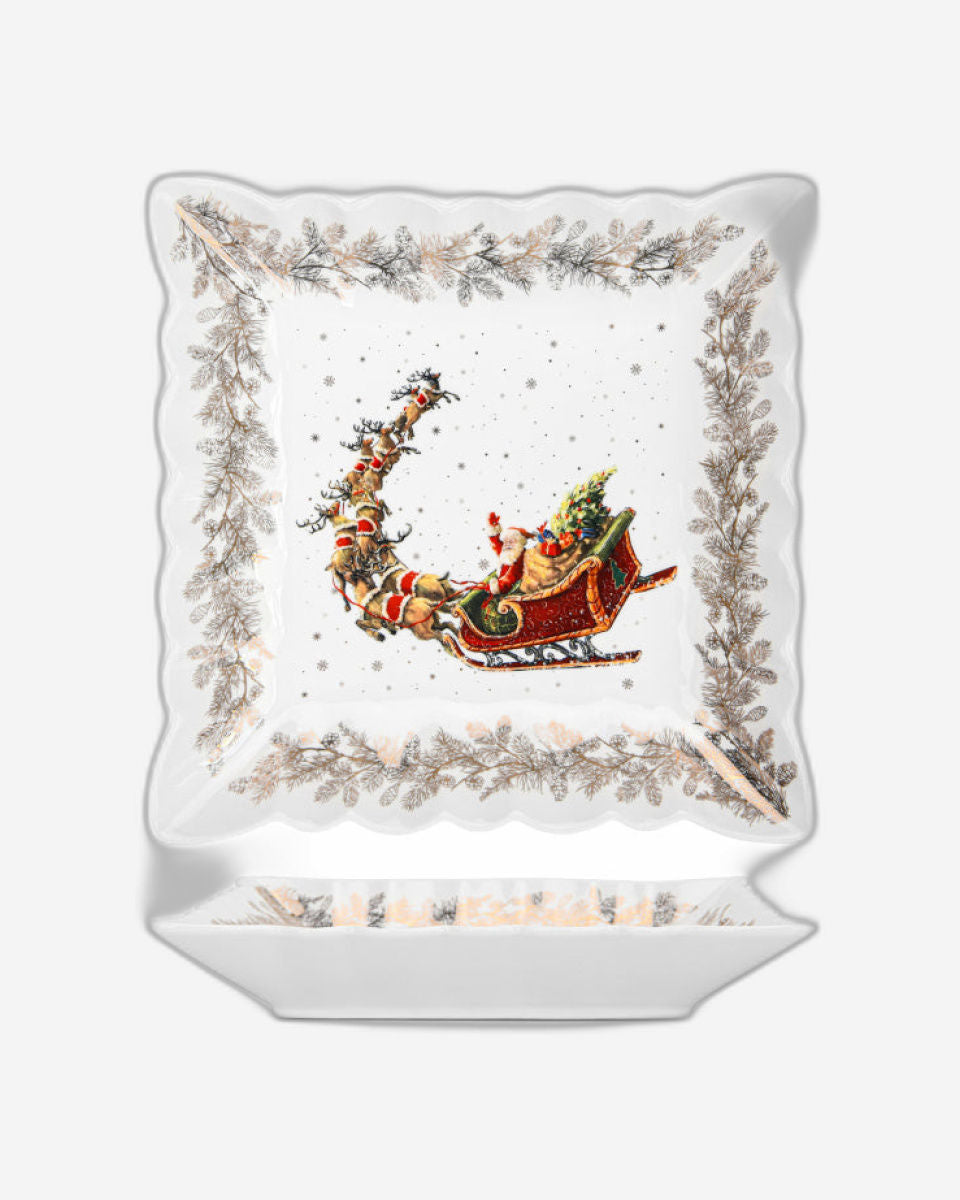 Fissman Dish Porcelain Square 22.5cm