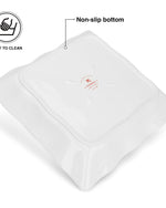 Fissman Square Shape Dish 22cm Christmas New Bone China