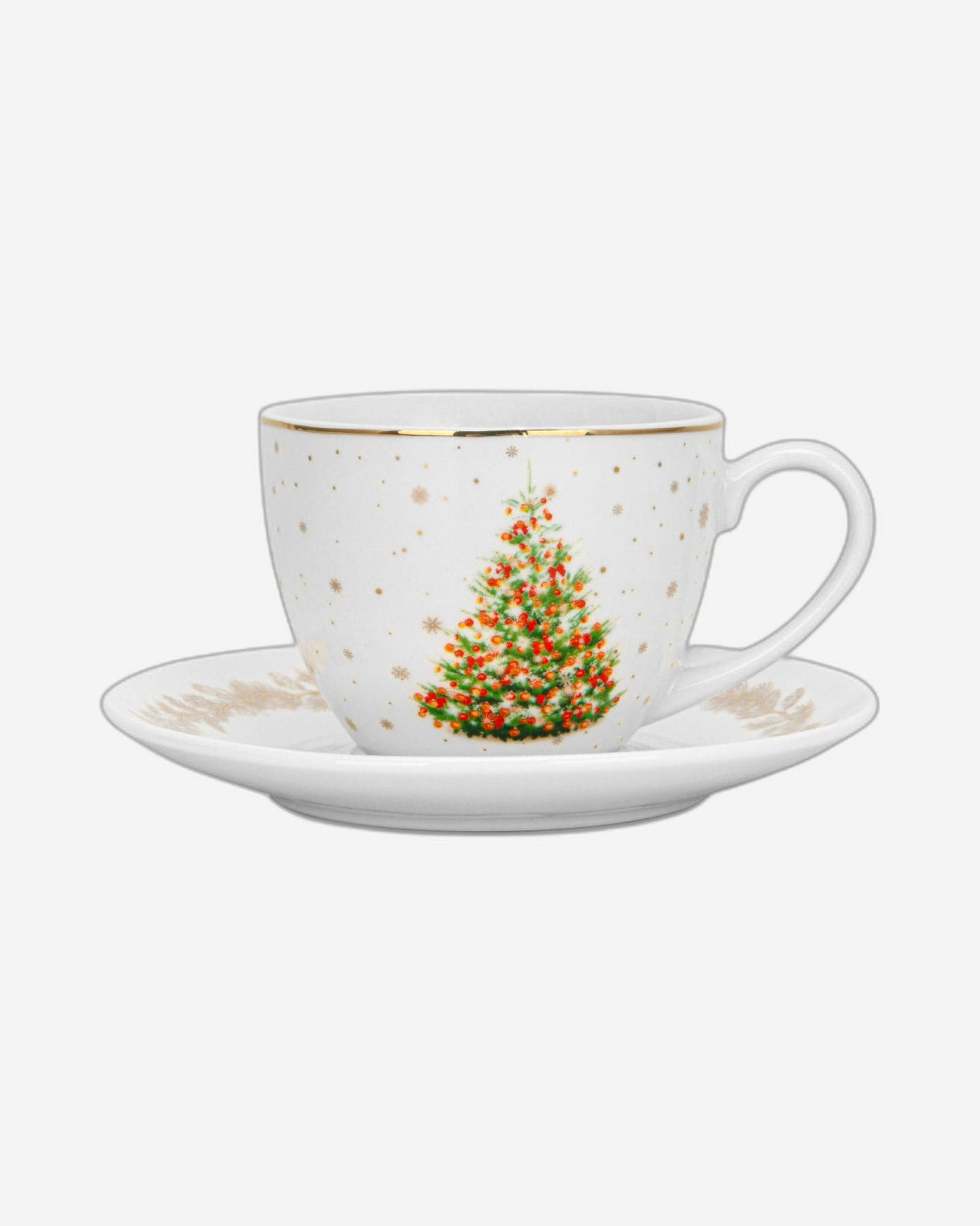 Fissman Cup & Saucer Christmas 2Pc 260ml