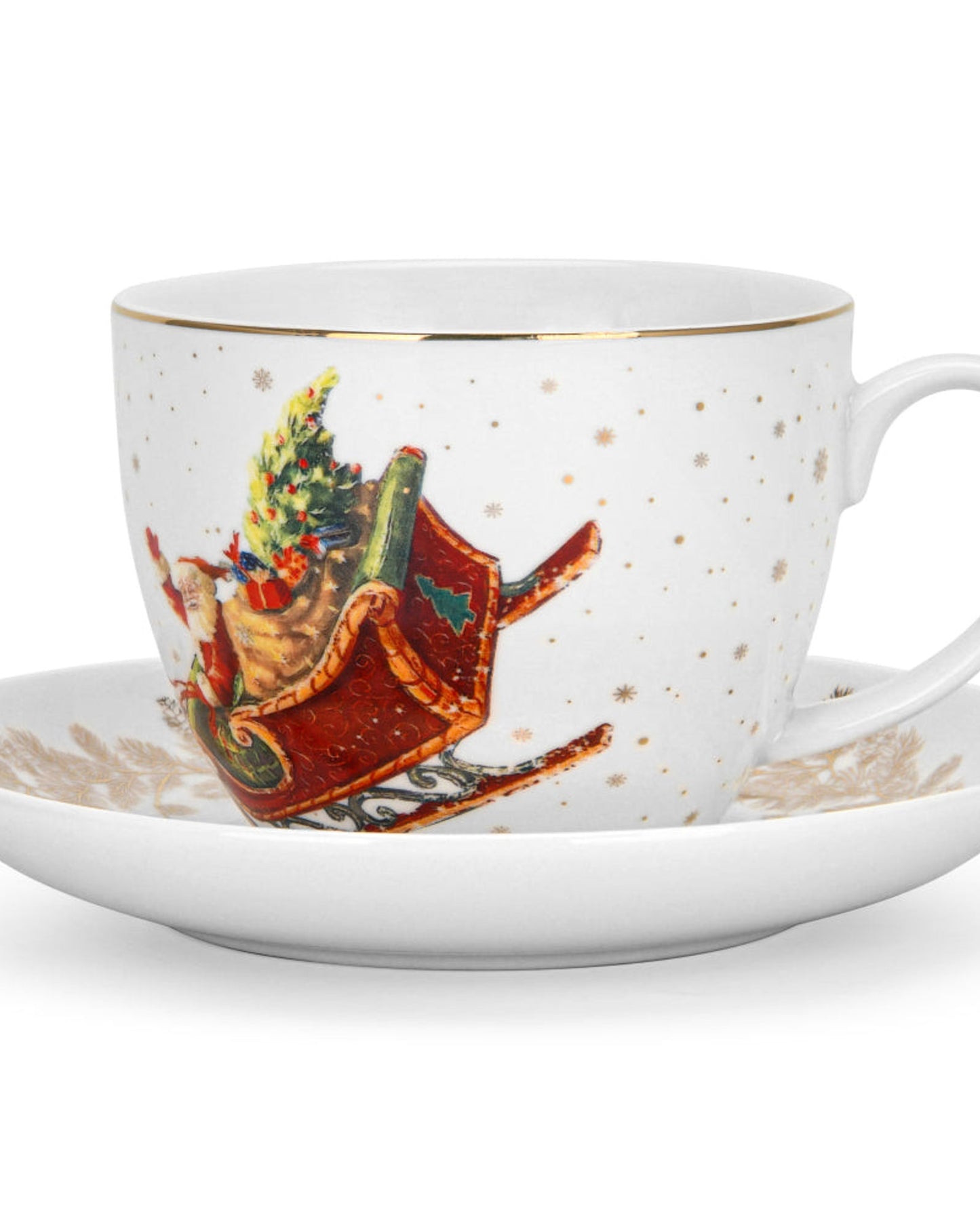 Fissman Cup & Saucer Christmas 2Pc 400ml