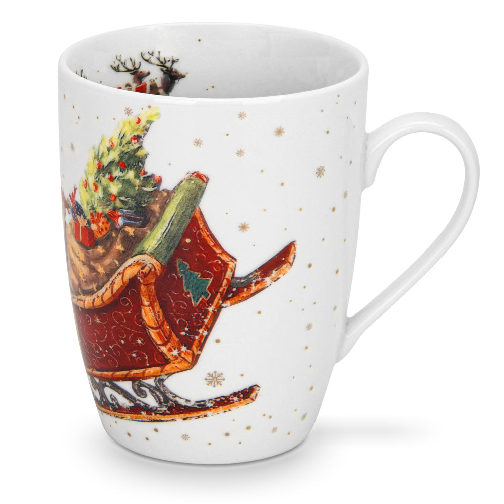 Fissman 2-Piece Mug 360ml Christmas New Bone China