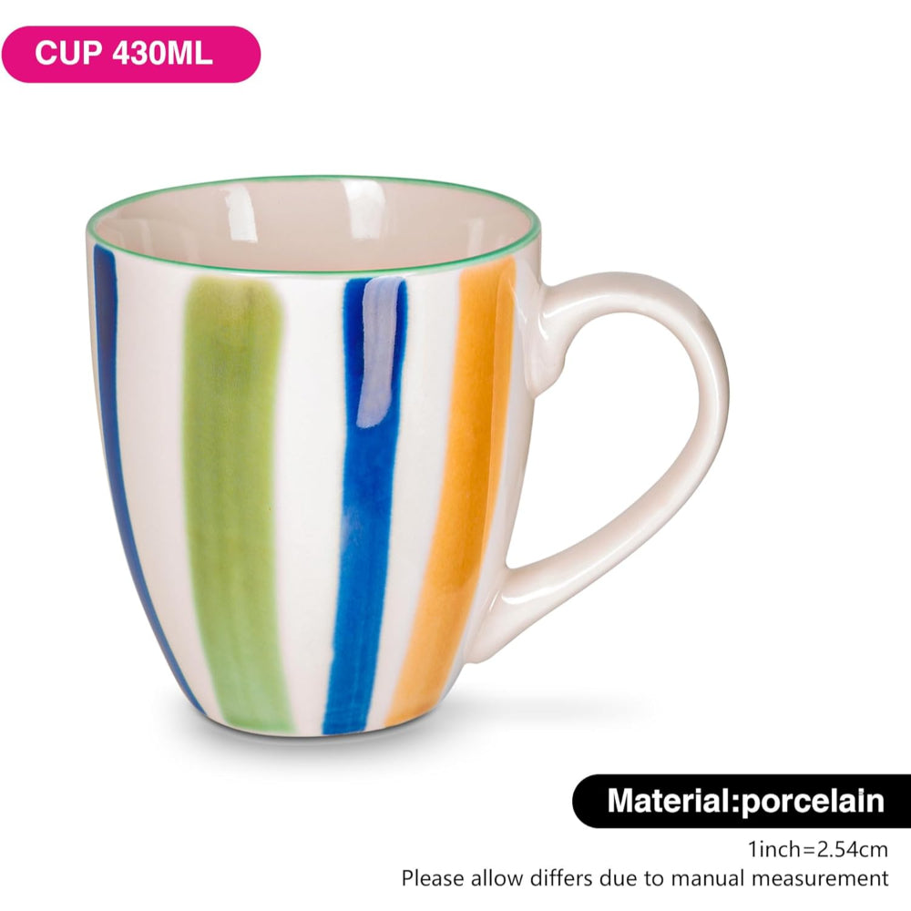 Fissman 2-Piece Cup Porcelain with Elegant And Minimalist Design 430ml