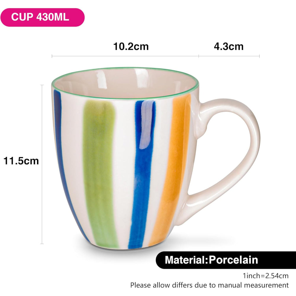 Fissman 2-Piece Cup Porcelain with Elegant And Minimalist Design 430ml