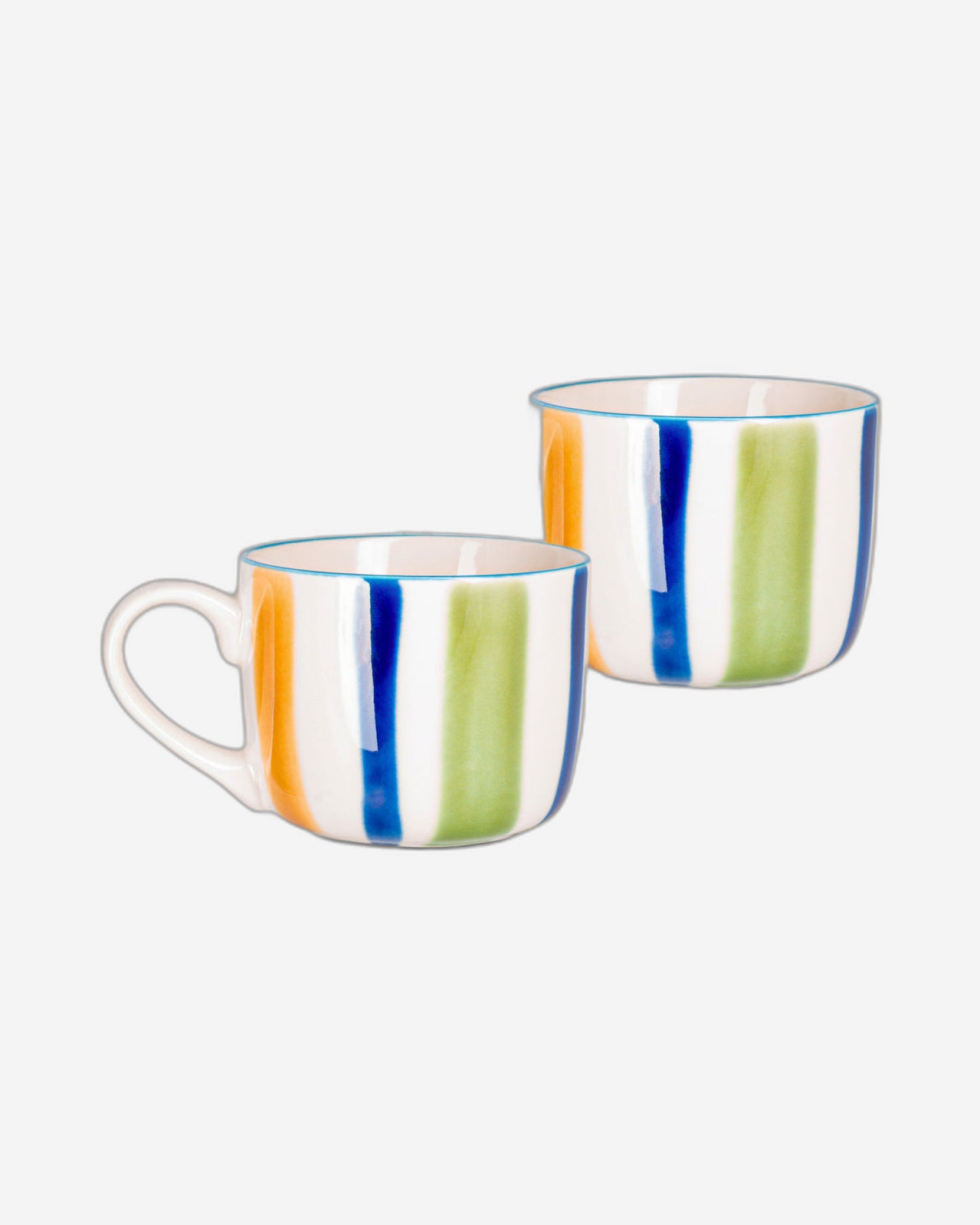 Fissman Cups Porcelain Elegant Design 2Pc 480ml