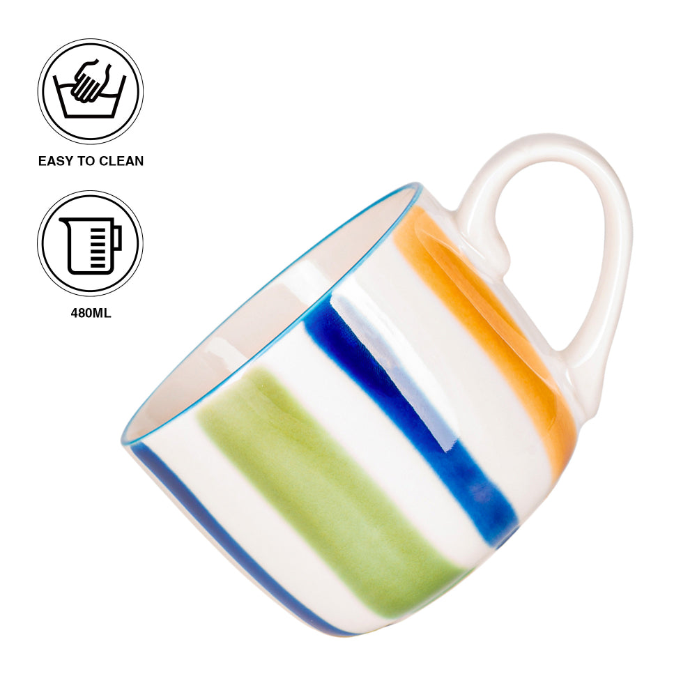 Fissman 2-Piece Cup Porcelain with Elegant And Minimalist Design 480ml