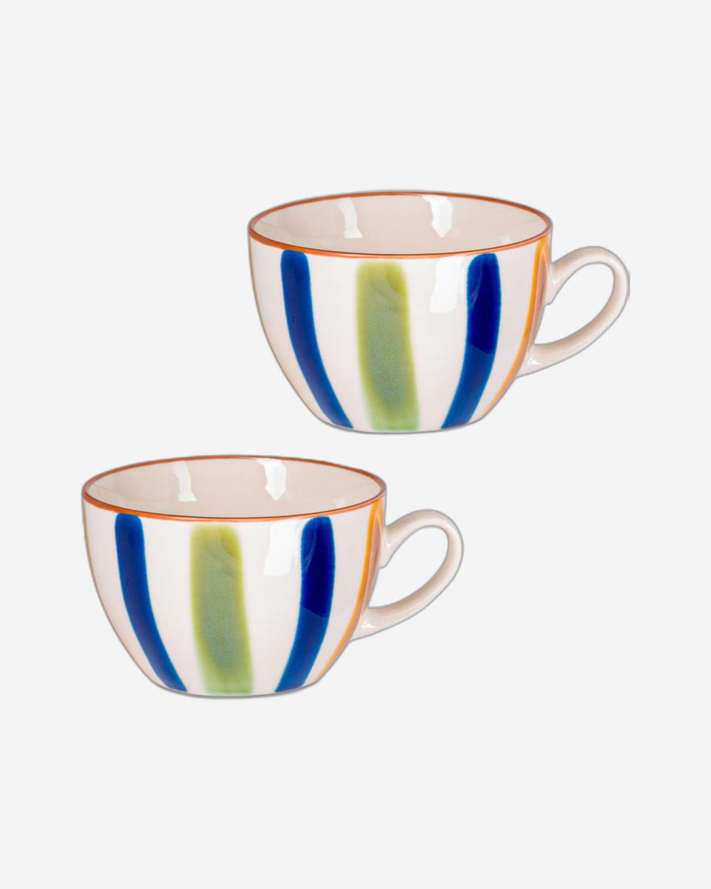 Fissman Cups Porcelain Elegant Design 2Pc 470ml