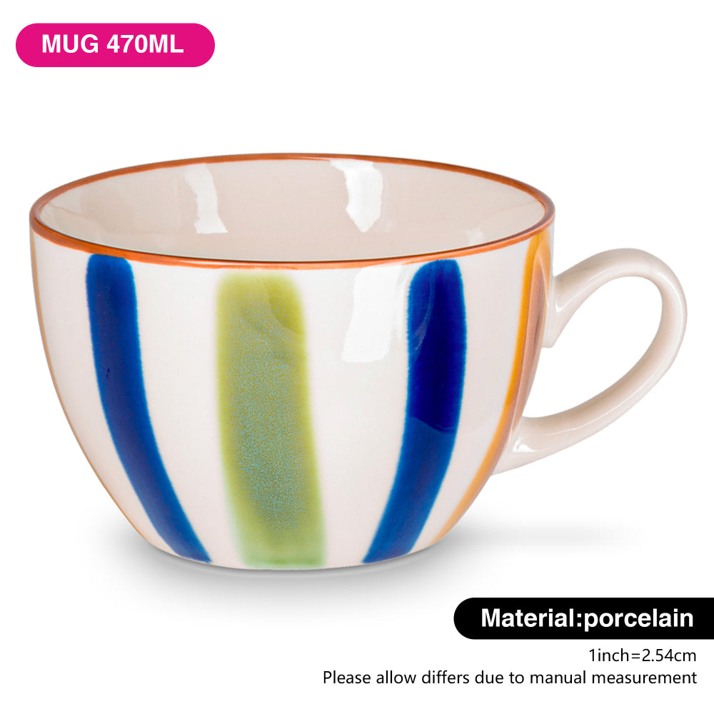 Fissman 2-Piece Cup Porcelain with Elegant And Minimalist Design 470ml