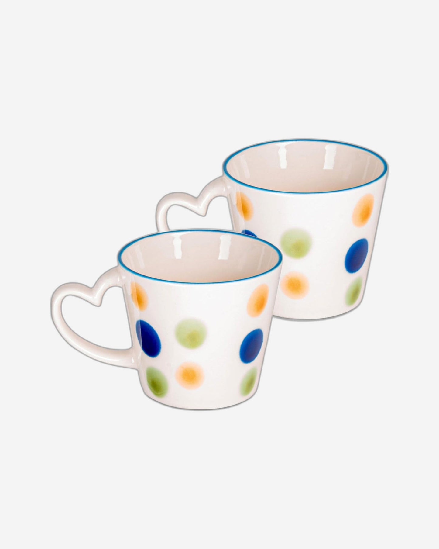 Fissman Cups Porcelain Elegant Design 2Pc 370ml