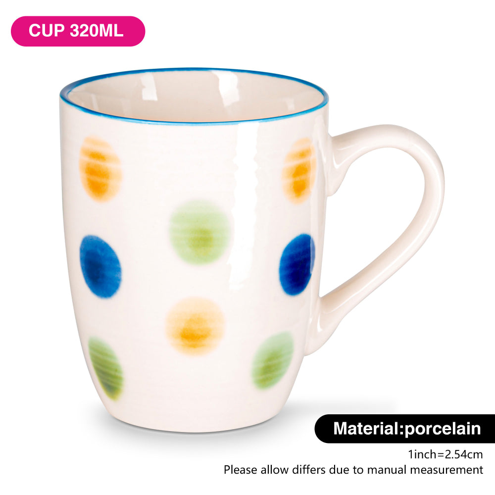 Fissman 2-Piece Cup Porcelain with Elegant And Minimalist Design 320ml