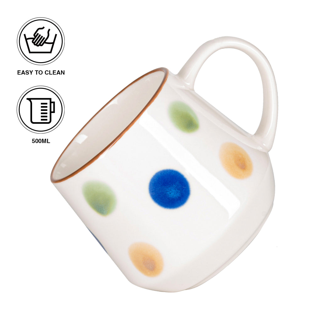 Fissman 2-Piece Cup Porcelain with Elegant And Minimalist Design 500ml