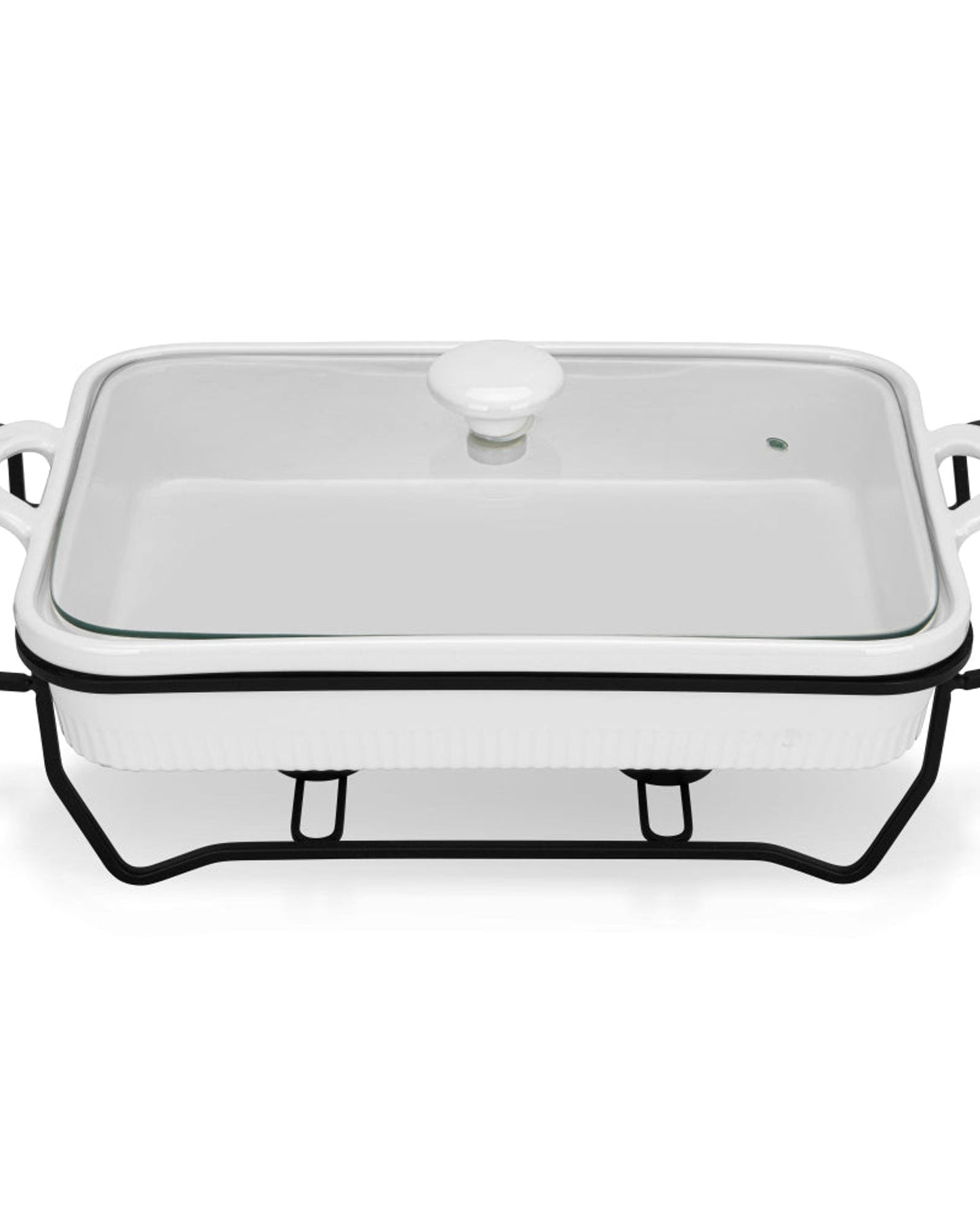 Fissman Chafing Dish Rectangular Porcelain 2.2L