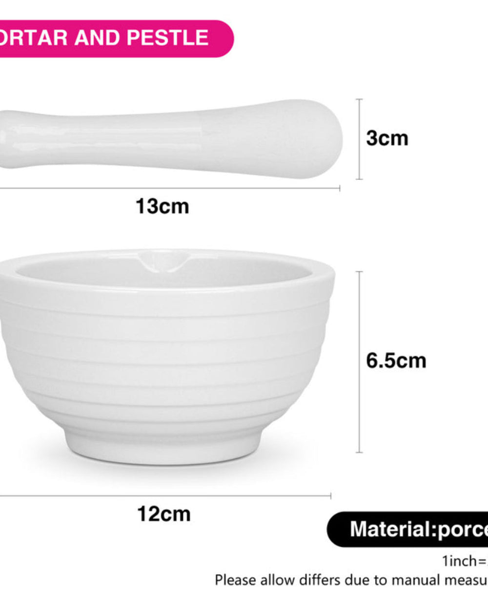 Fissman Pestle & Mortar 12cm