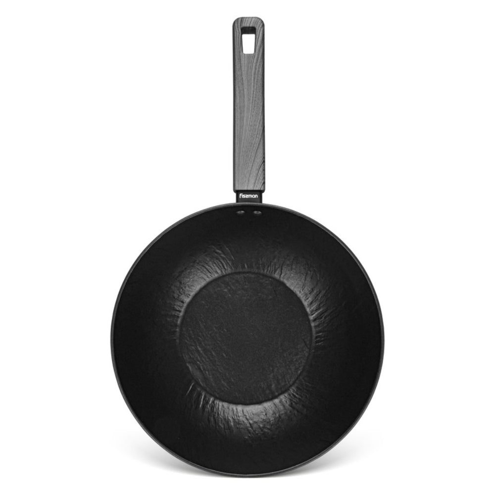 Fissman Wok Vela Rock Black/Silver 28cm