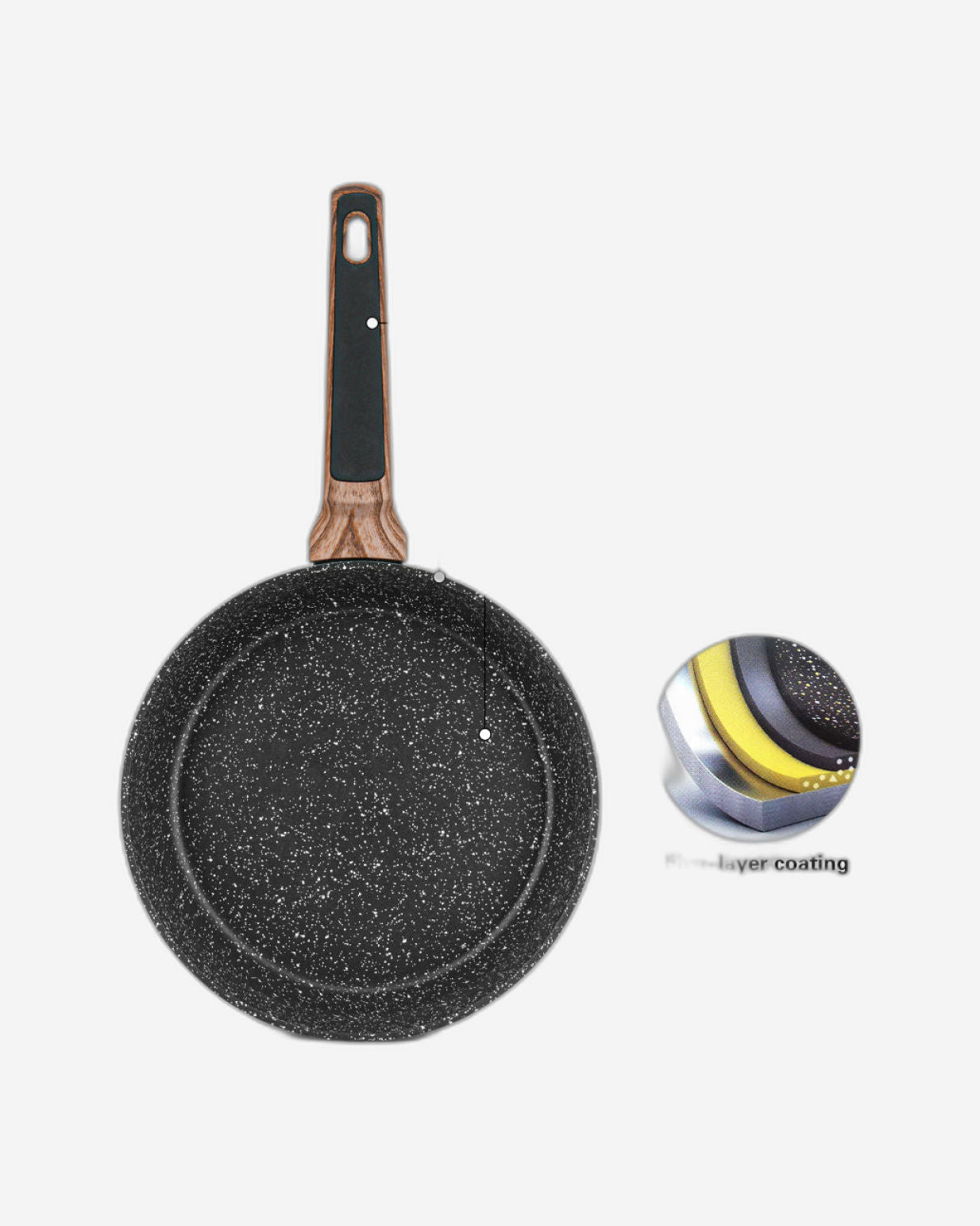 Fissman Deep Frying Pan Diamond 24cm