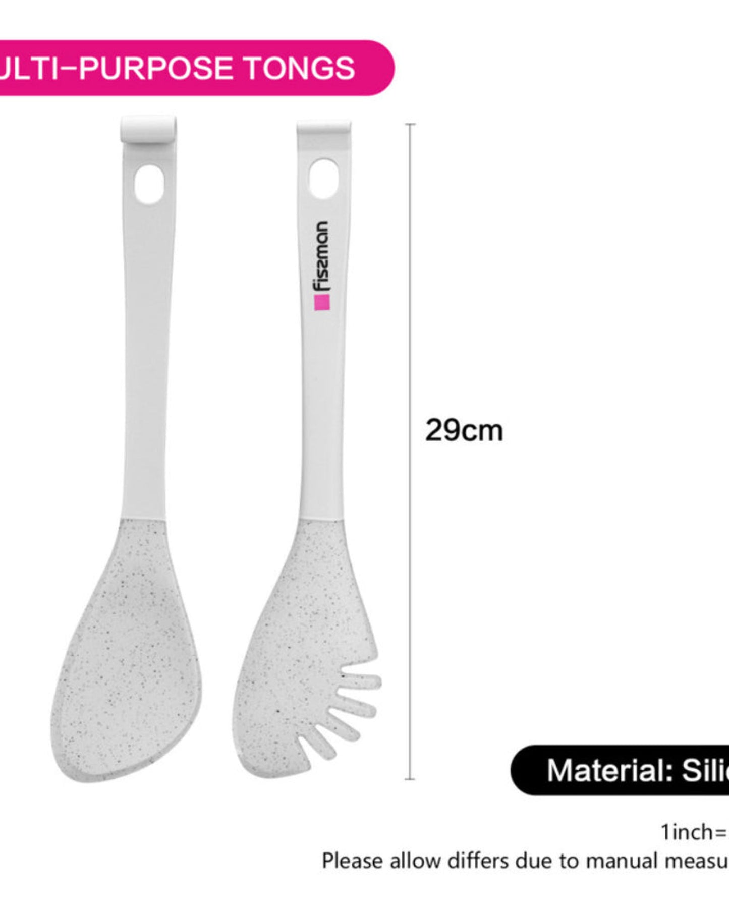 Fissman Tongs Bianca Nylon/ White 29cm