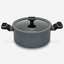 Fissman Stockpot Laura Aluminium Non-Stick 24cm 4.65L Glass Lid Induction