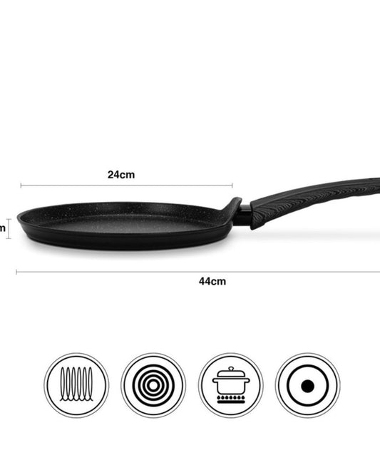 Fissman Crepe Pan Angela 24cm with Aluminum and Non- Stick Coating