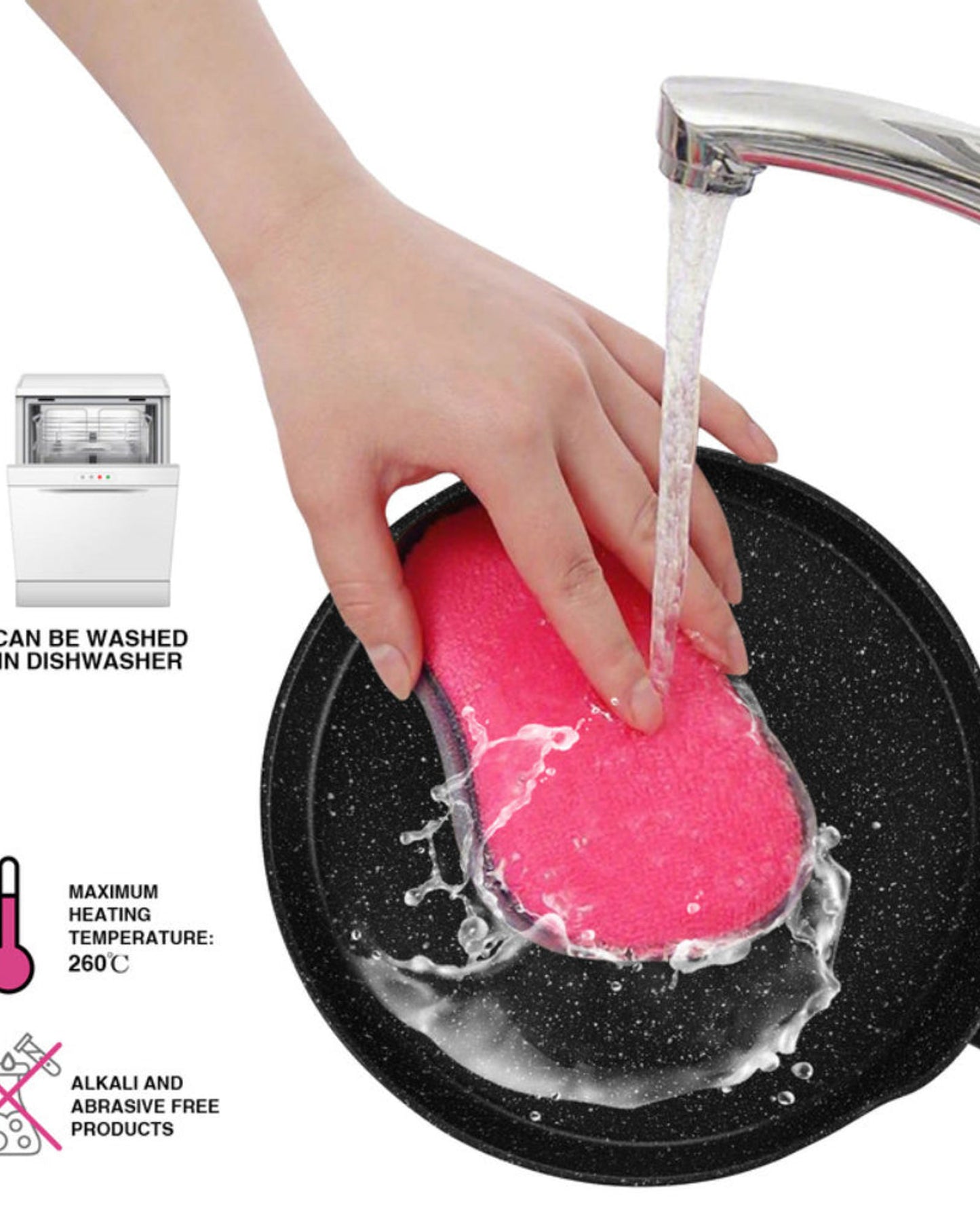 Fissman Crepe Pan Angela 24cm with Aluminum and Non- Stick Coating