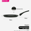 Fissman Crepe Pan With Bakelite Handle Promo Series Multi-Layered Aluminium Non Stick Black 18cm