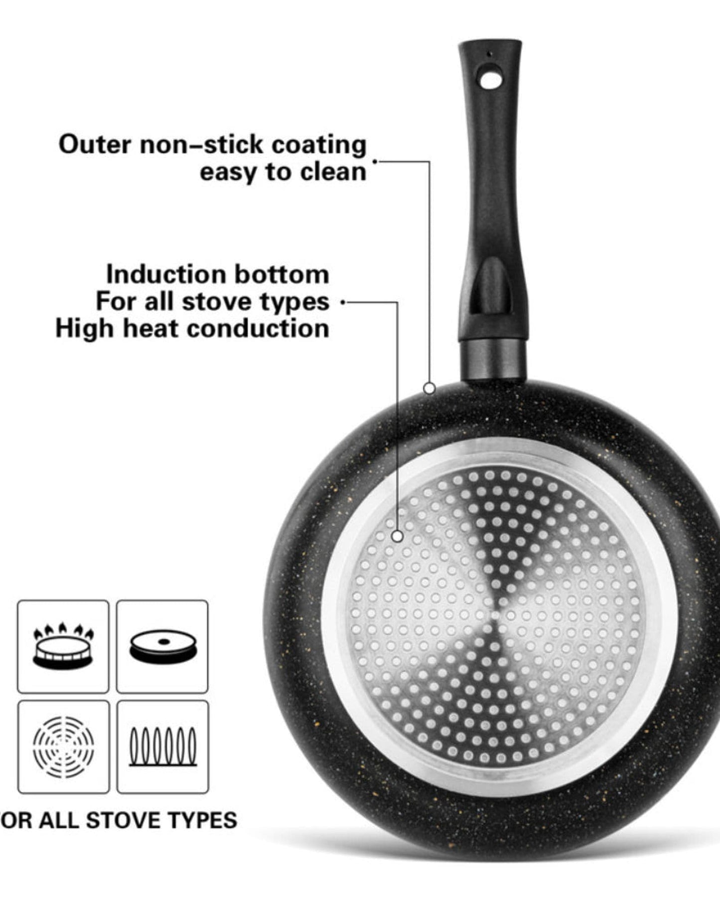 Fissman Frying Pan Promo Aluminum 26cm