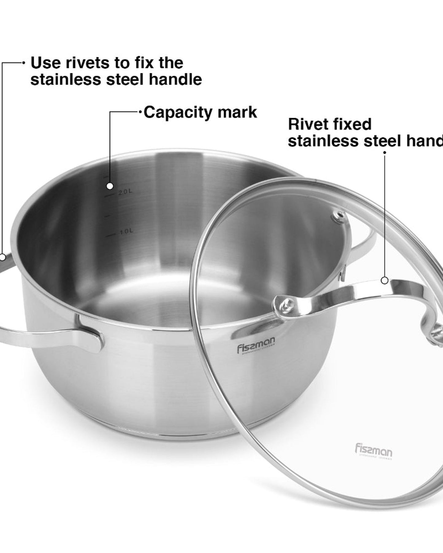 Fissman Cookware Gabriela 8Pc