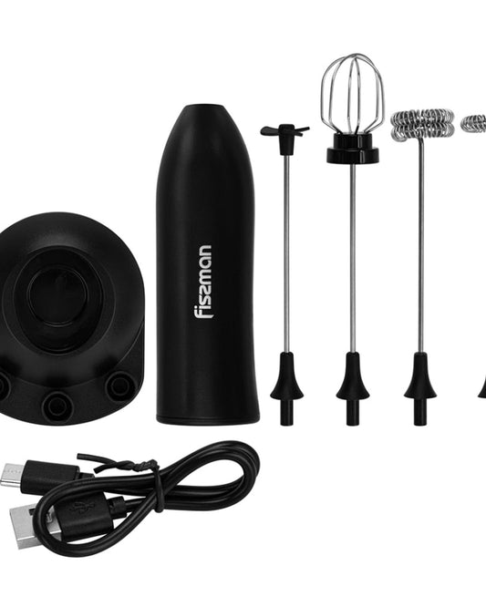 Fissman Milk Frother (Plastic+Stainless Steel)