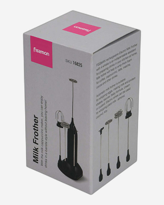 Fissman Milk Frother (Plastic+Stainless Steel)