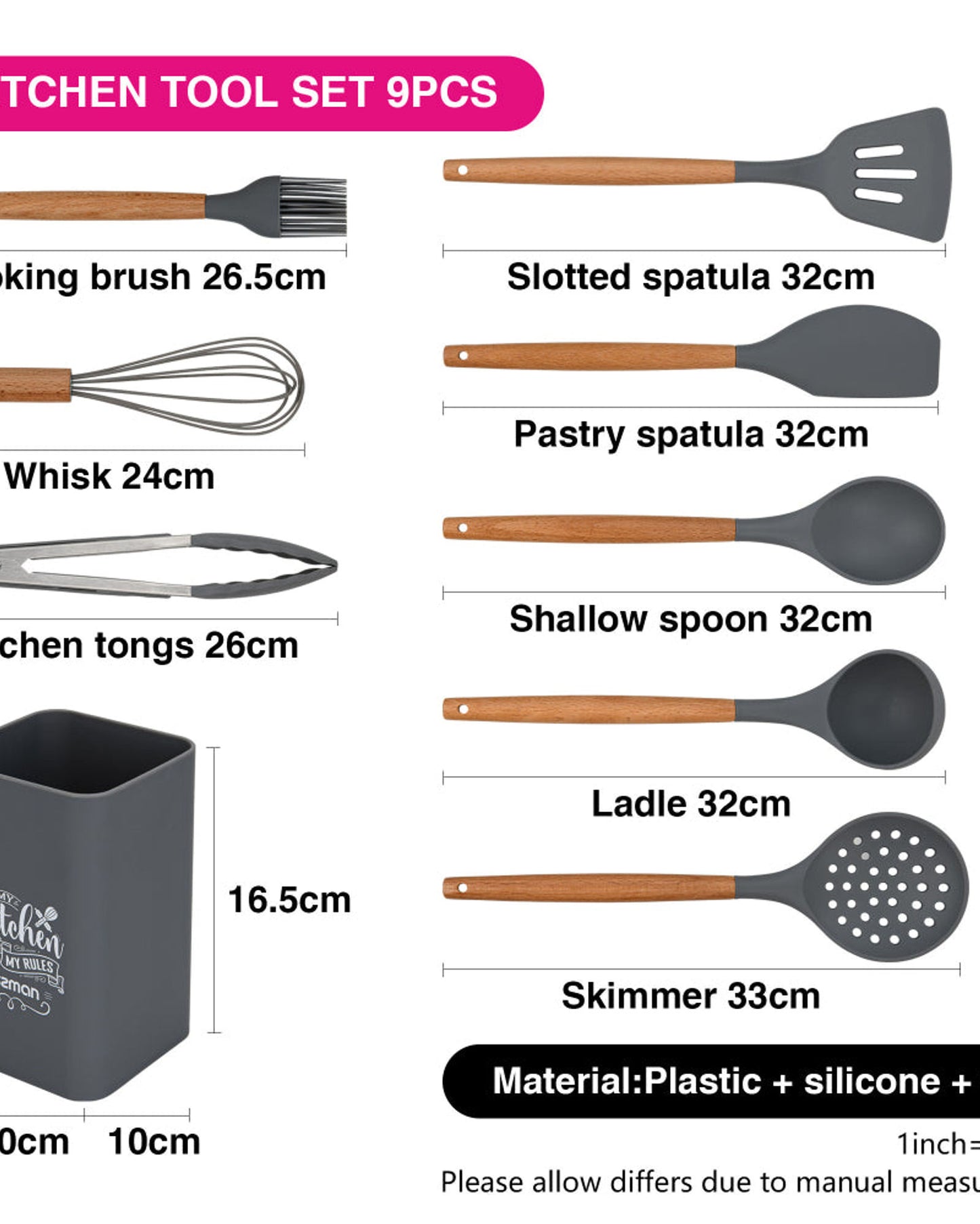 Fissman Utensil 9Pc Rack