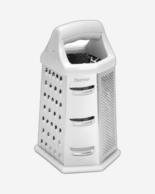 Fissman 9" 6-Sided Grater 24cm Stainless Steel