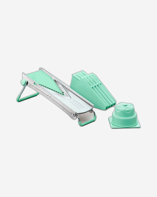 Fissman Mandoline Slicer With 5 Blades Profi White/Green 39?15?14cm