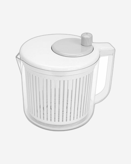 Fissman Salad Spinner Dryer 21cm/2.5LTR Plastic Rotary Vegetable Washer with Bowl