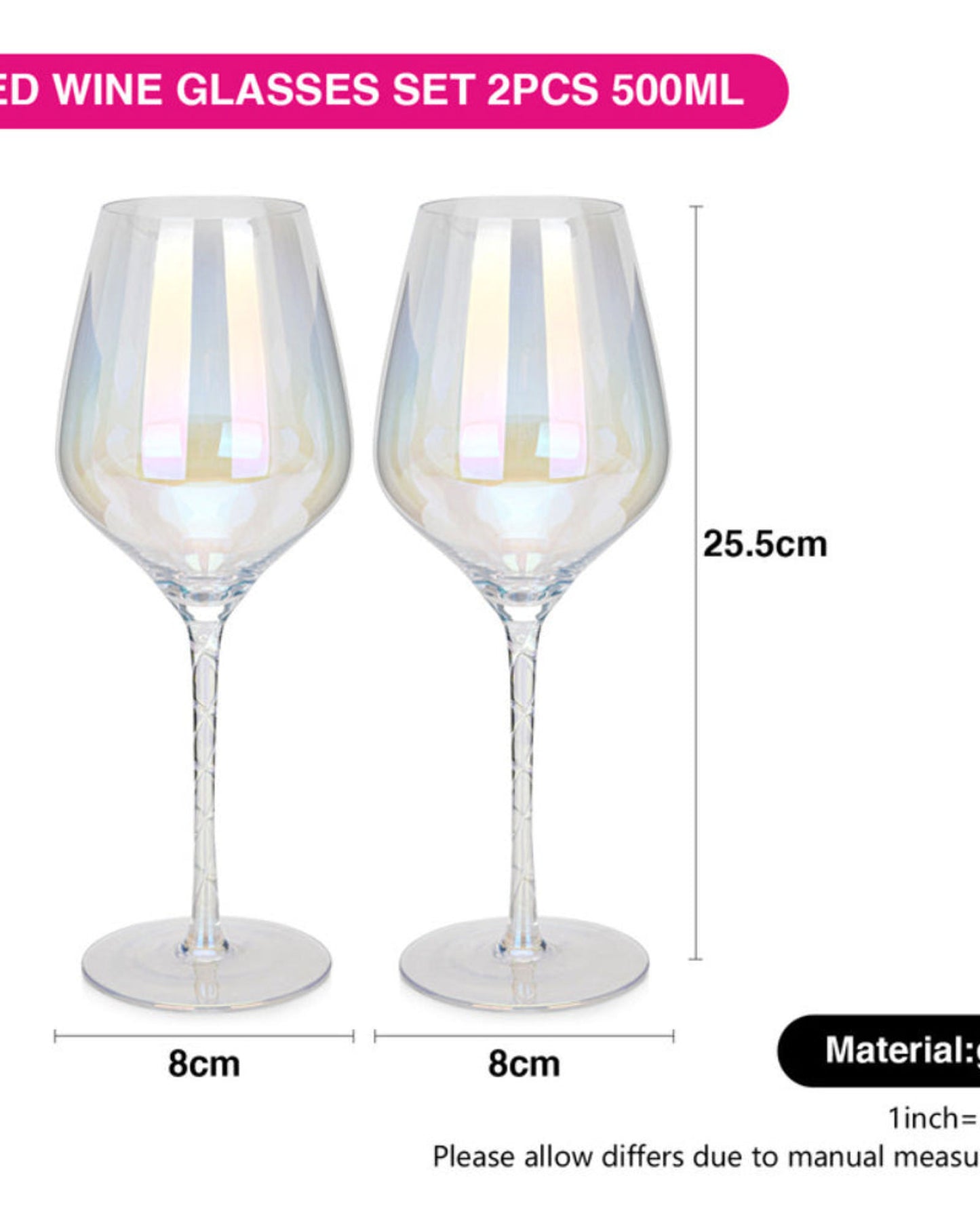 Fissman Red Wine 2Pc 500ml