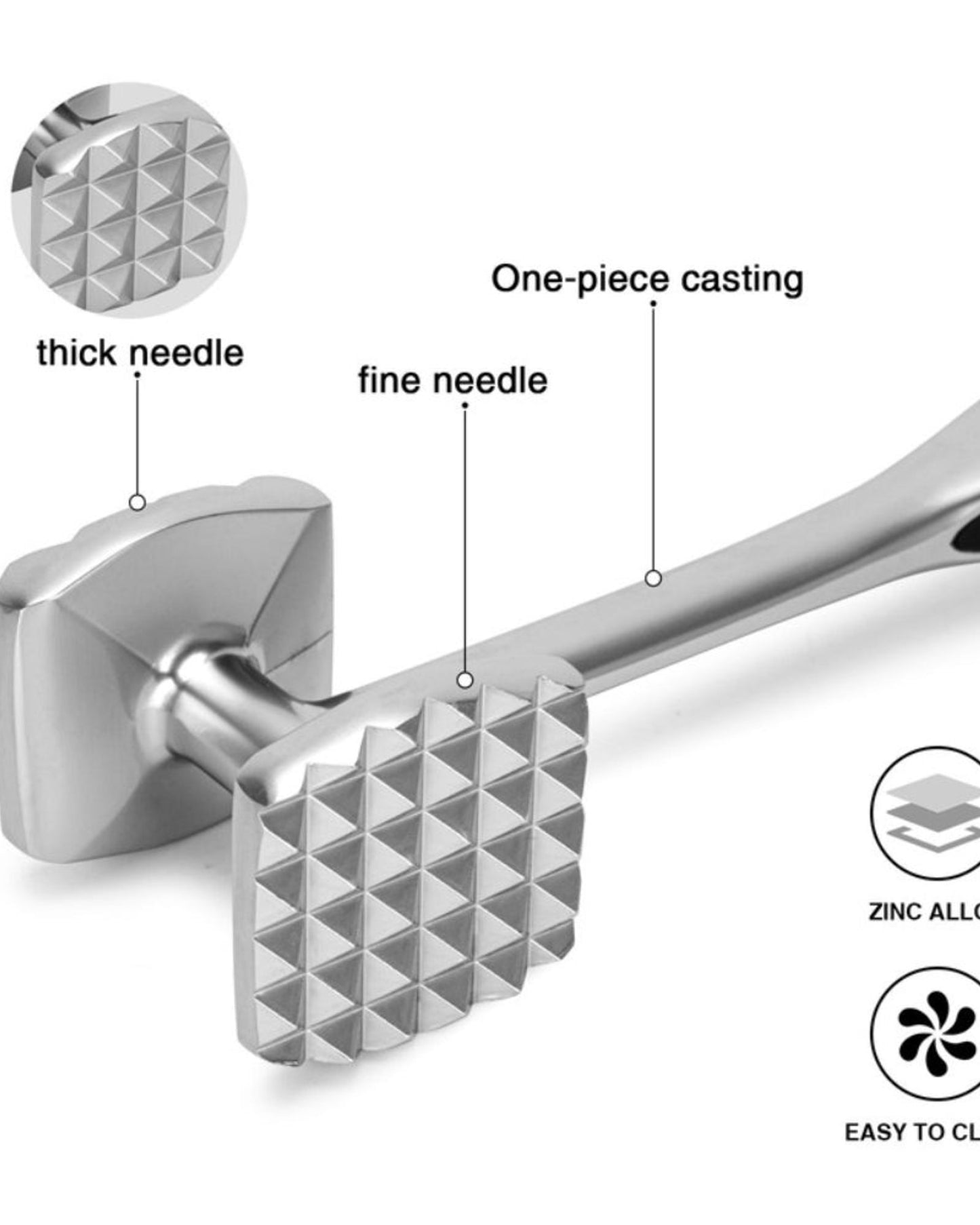 Fissman Meat Hammer 22cm Zinc Alloy