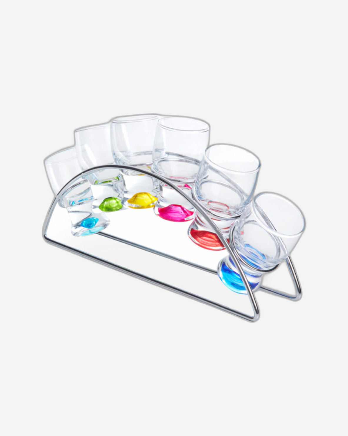 Fissman 6-Piece Shot Glasses 60ml With A Stand Glass