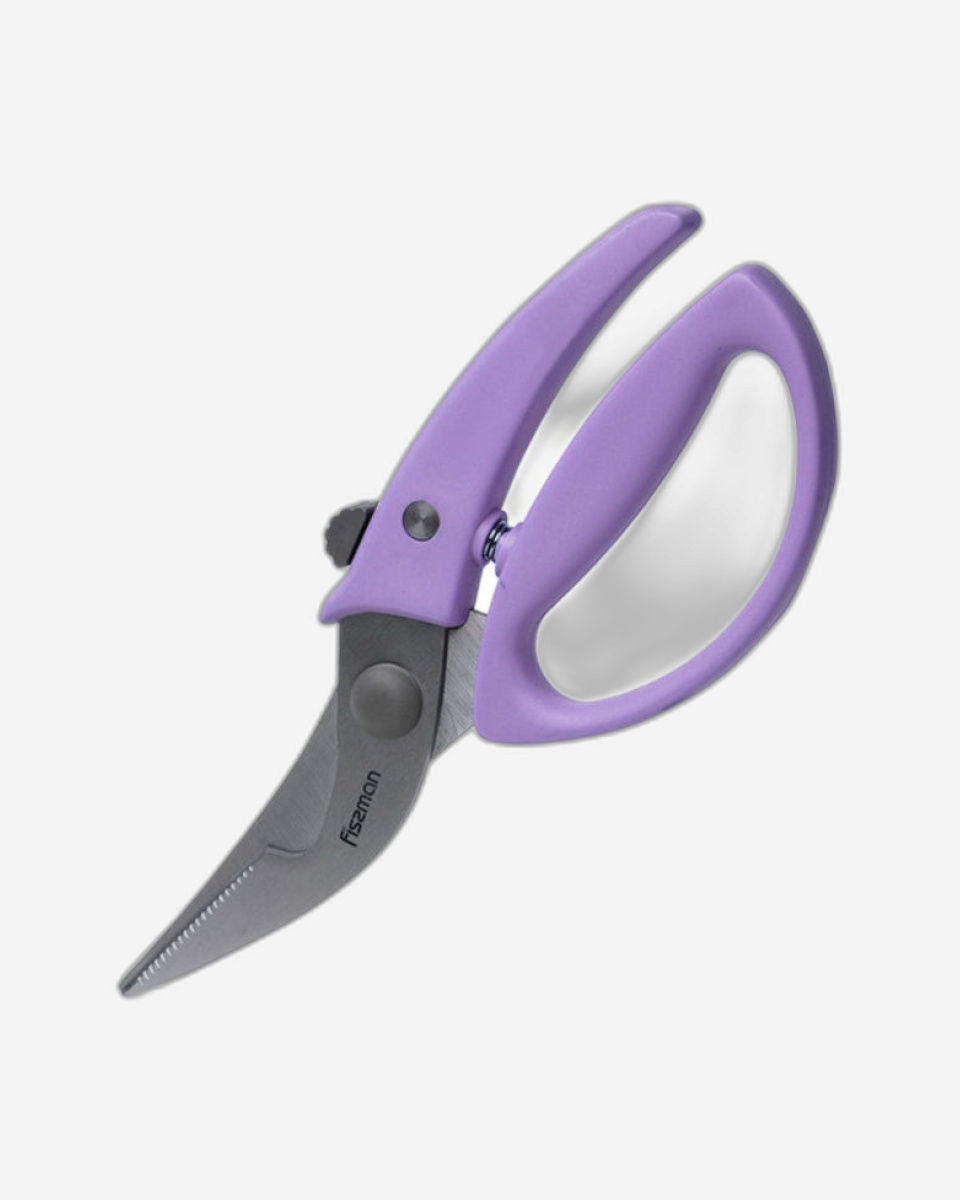 Fissman Scissors Heavy Duty Purple/Grey