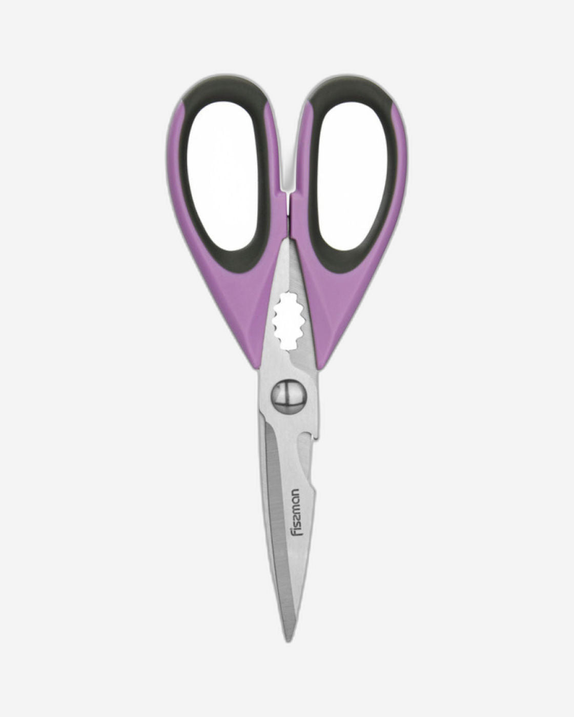 Fissman Kitchen Scissors Purple/Black/Silver 20cm