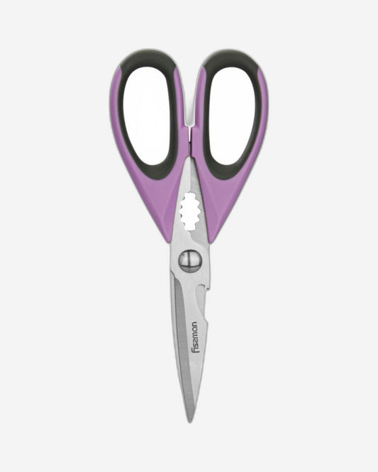Fissman Kitchen Scissors Purple/Black/Silver 20cm