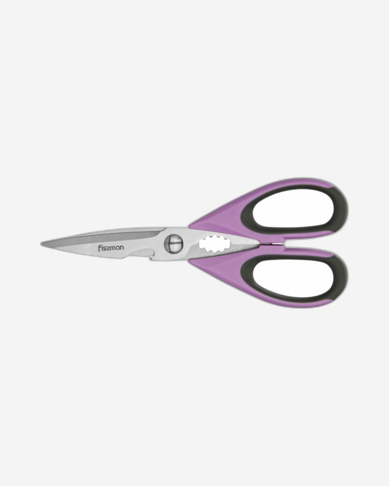 Fissman Kitchen Scissors Purple/Black/Silver 20cm