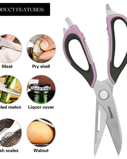 Fissman Scissors Purple/Silver