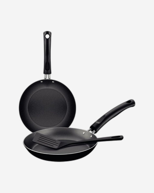 Tramontina Frying Pan Set 3Pc Black