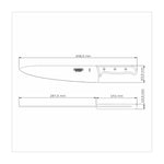 Tramontina Kitchen Knife 12Inch Red