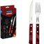 Tramontina Barbecue Flatware Set 12Pc Red