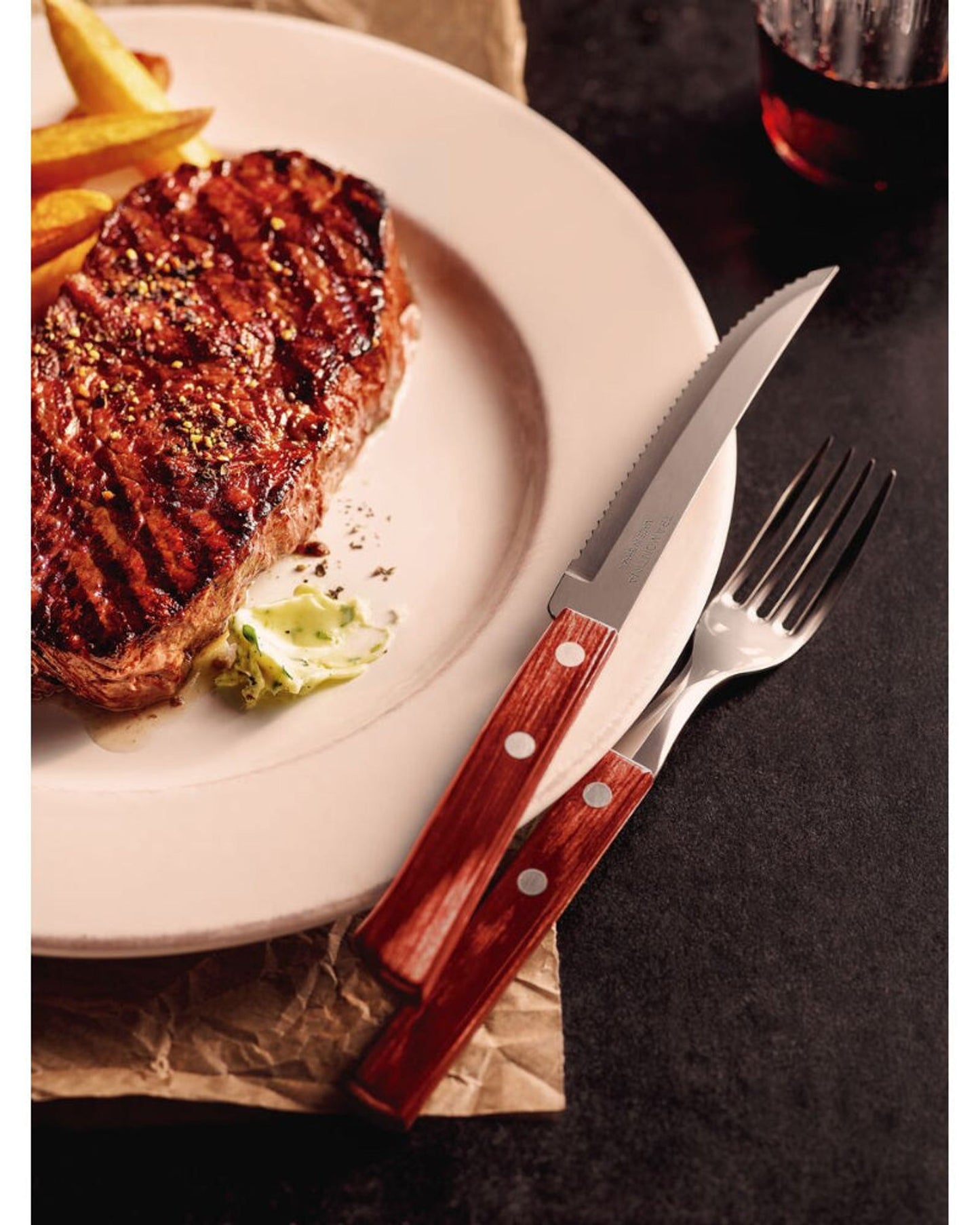 Tramontina Barbecue Flatware Set 12Pc Red