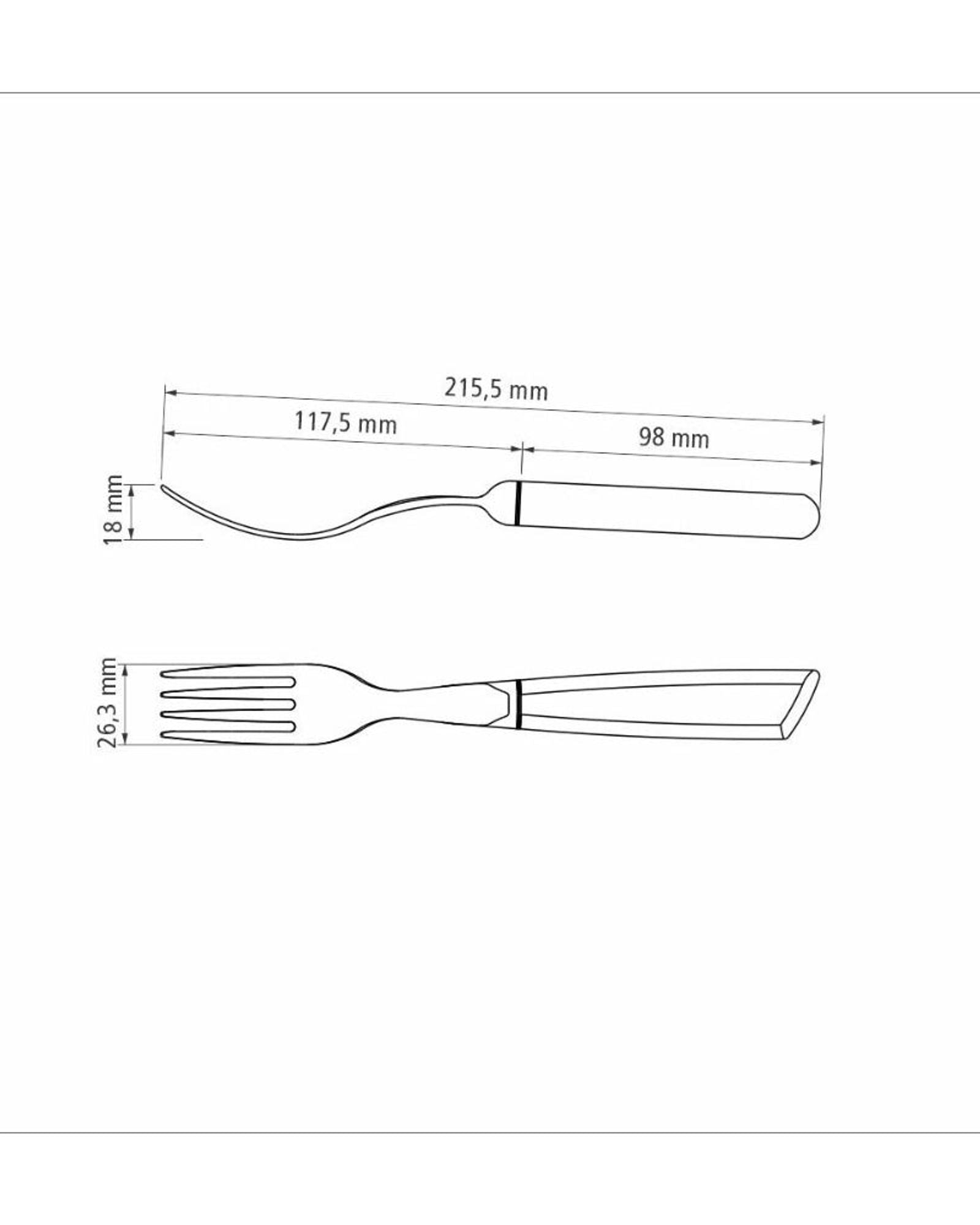 Tramontina Since 1911 Made In Brazil Jumbo Fork