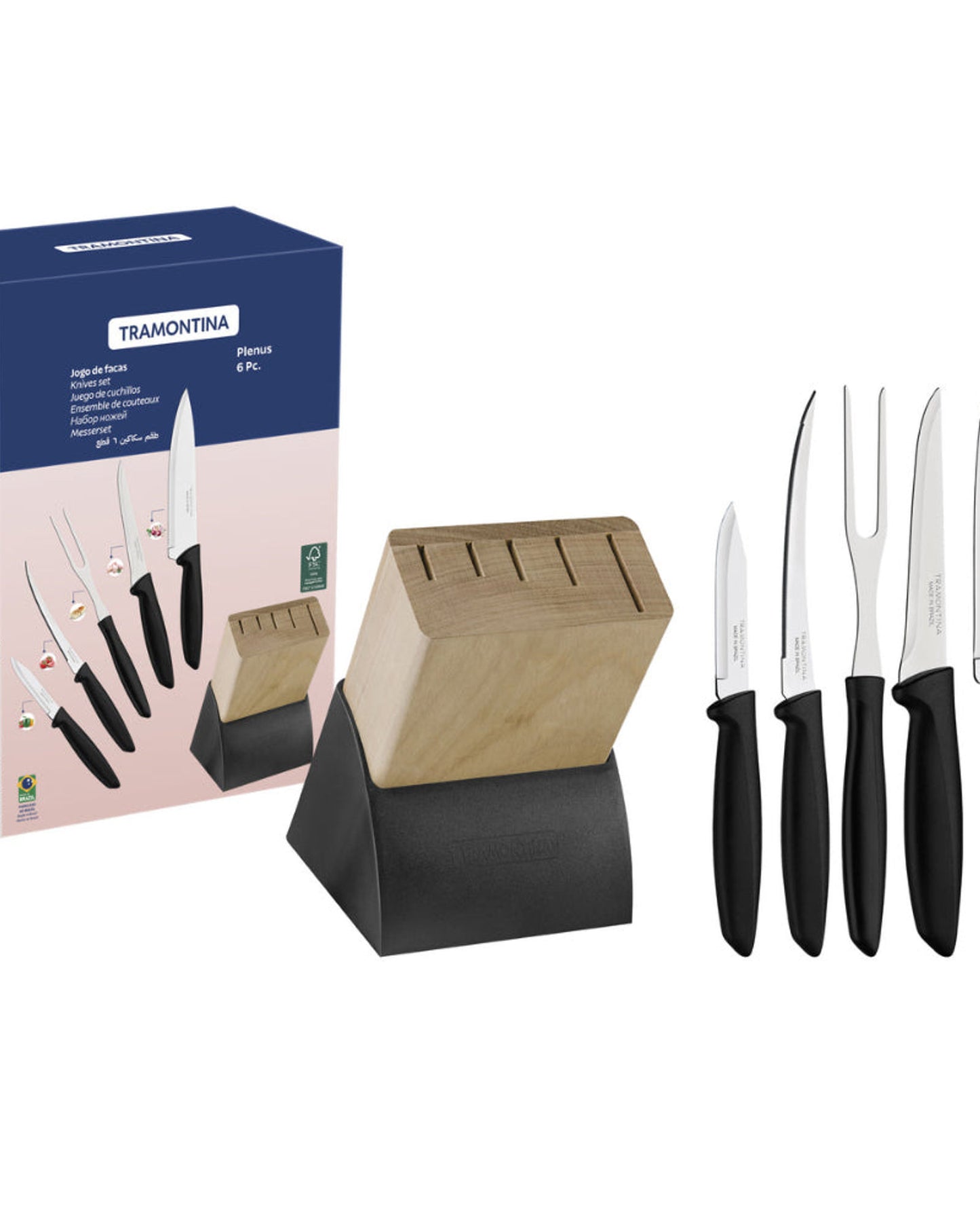 Tramontina Plenus Knife Set 6Pc