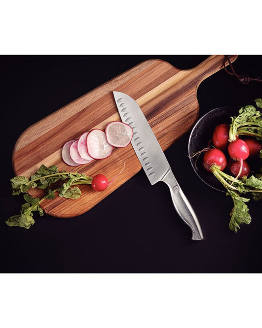 Tramontina Since 1911 Made In Brazil Tramontina Sublime Stainless-Steel Santoku Knife 7.5"